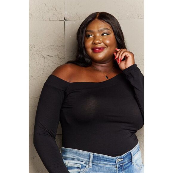 Culture Code Fall For You Full Size Asymetrical Neck Long Sleeve Top - Picture 10 of 10